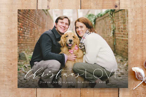 Simple Christmas Love Custom Stationery