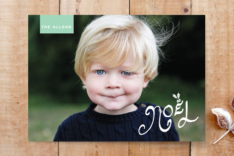 Holly and Noel Custom Stationery