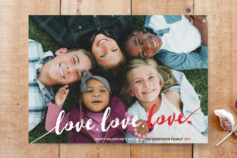 3 love valentine Custom Stationery