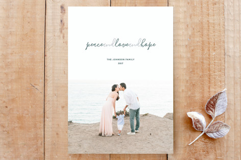 Peace and Love and Hope Custom Stationery