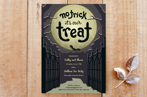 No Trick Custom Stationery