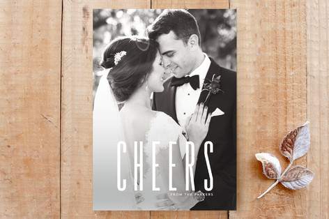 big bold cheers Custom Stationery