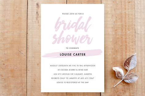 Bridal Brush Custom Stationery