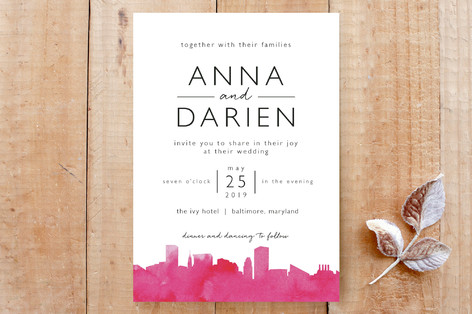 Skyline Baltimore Custom Stationery