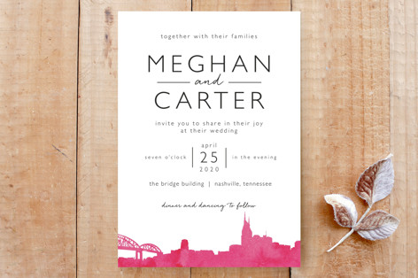 Skyline Nashville Custom Stationery