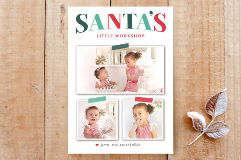 Santas Lil Workshop Custom Stationery