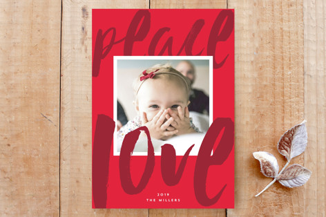 Big Peace Big Love Custom Stationery