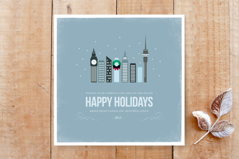 Winter Cityscapes  Custom Stationery