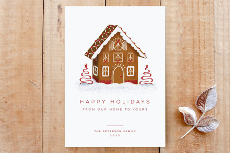 Gingerbread Home Custom Stationery
