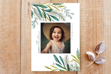 Fresh Winter Foliage Custom Stationery