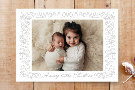 Simple Little Christmas Custom Stationery
