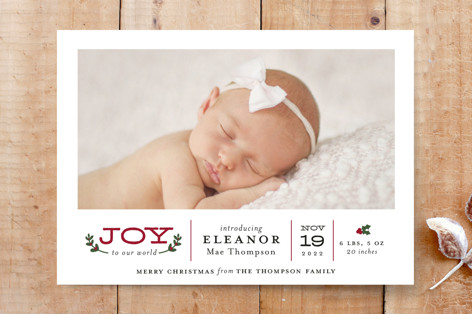 Much Joy To Our World Custom Stationery