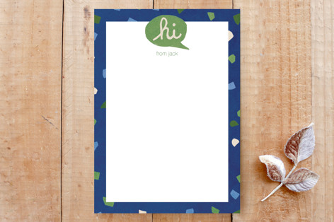 Wendy Confetti Hi Custom Stationery