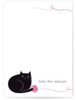 Black cat note by Farinaz Vaseghi