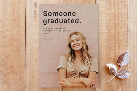 Someone Graduated II Custom Stationery
