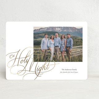 Graceful Greeting Holy Night Custom Stationery