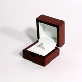 Glossy Rosewood Ring Box Ring boxes