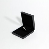 Slim Gray Pocket Proposal Ring Box Ring boxes