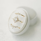 Snow White Ring Box (Triple Slot) Ring boxes