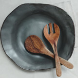 Piatra Serving Bowl - Gunmetal Serving Bowls