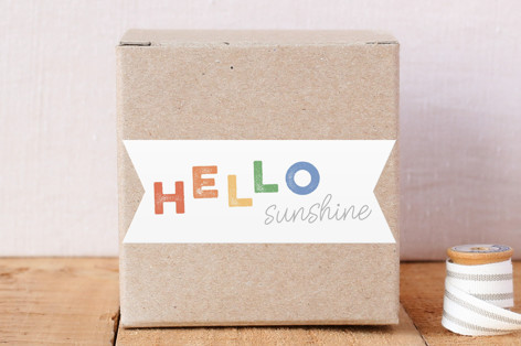 Rainbow Sunshine Type Stickers