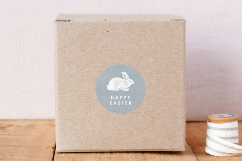 Vintage Bunny Envelope Seal Stickers