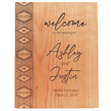 Áabi Indigenous Design Hardwood Welcome Sign Wedding Signs