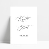 White Rectangle Welcome Sign Wedding Signs