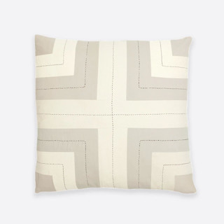 Interlock Throw Pillow - Oxford Tan Throw Pillows