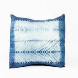 Ara Indigo Silk Pillow Throw Pillows