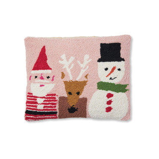 Santa and Friends Hook Pillow Throw Pillows