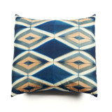 Tisa Indigo Silk Pillow Throw Pillows