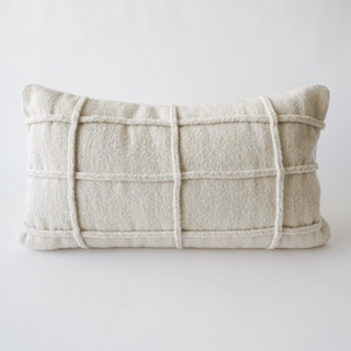 CHECKERED ROPE PILLOW Throw Pillows
