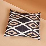 Tisa Black Silk Pillow Throw Pillows