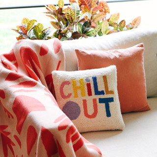 Chill Out Hook Pillow Throw Pillows