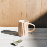 Organic Ceramic Lined Mug in Blush Mugs & Teacups