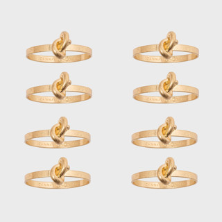 Knot napkin rings, set of eight Tabletop Accessories