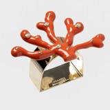 Coral napkin rings, coral, set of four Tabletop Accessories