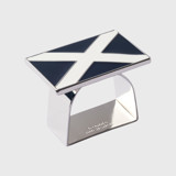 Nautical flag napkin rings, navy, set of four Tabletop Accessories