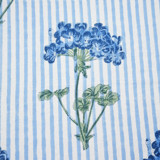 Blue Hydrangea Blockprint Tablecloth - 60x90