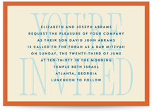 Mitzvah Invitations