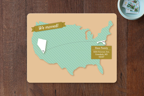 Graphic Country Move Moving Announcements