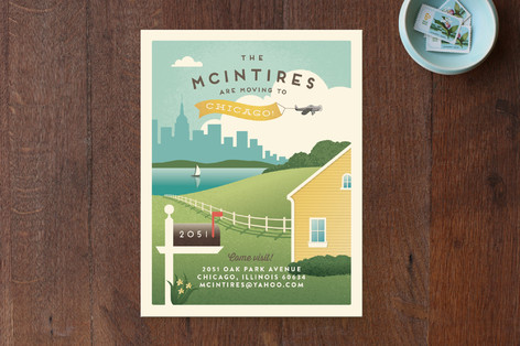 Vintage Journey Moving Announcements