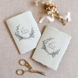 The Abbie // His and Hers Vow Book Set Wedding Vow Books