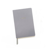 Linen Wedding Vows Book | Gold Foil on Grey Linen Wedding Vow Books