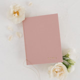 Dusty Pink Wedding Vow Books, Set of Two Wedding Vow Books