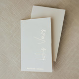 Personalized Vow Book Set His & Hers Wedding Vow Books