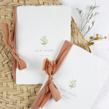 Lemon Vow Book | Set of 2 | Size 6x4.125 Wedding Vow Books