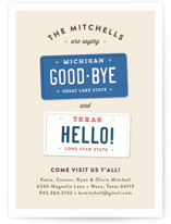 New Plates Moving Announcements