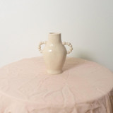 Cream Beaded Bud Vase Vases